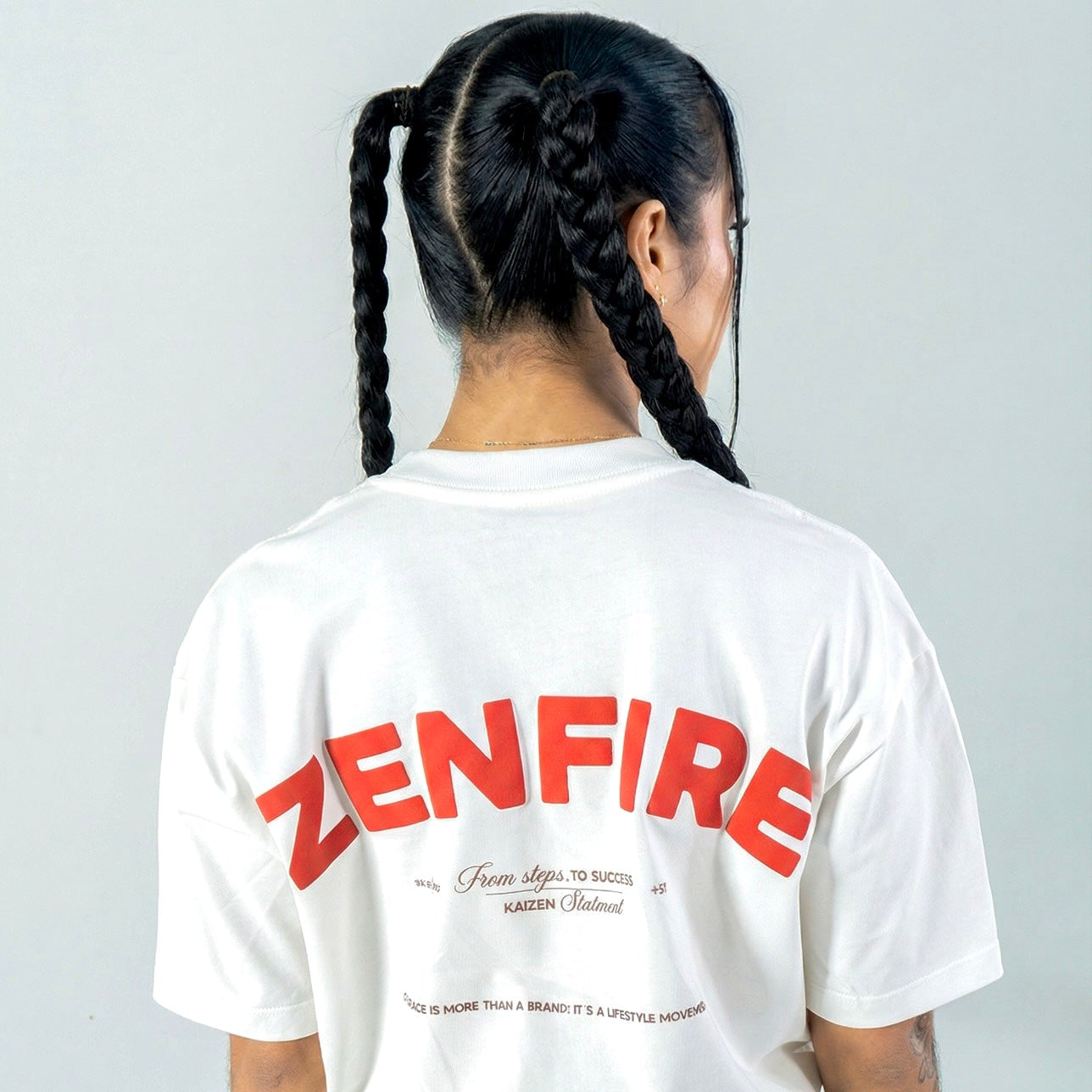Camiseta Semi-Oversize Steps to Success